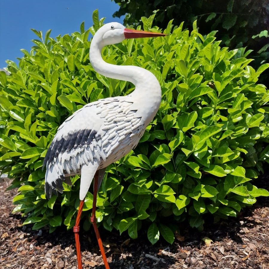 Cigogne en métal