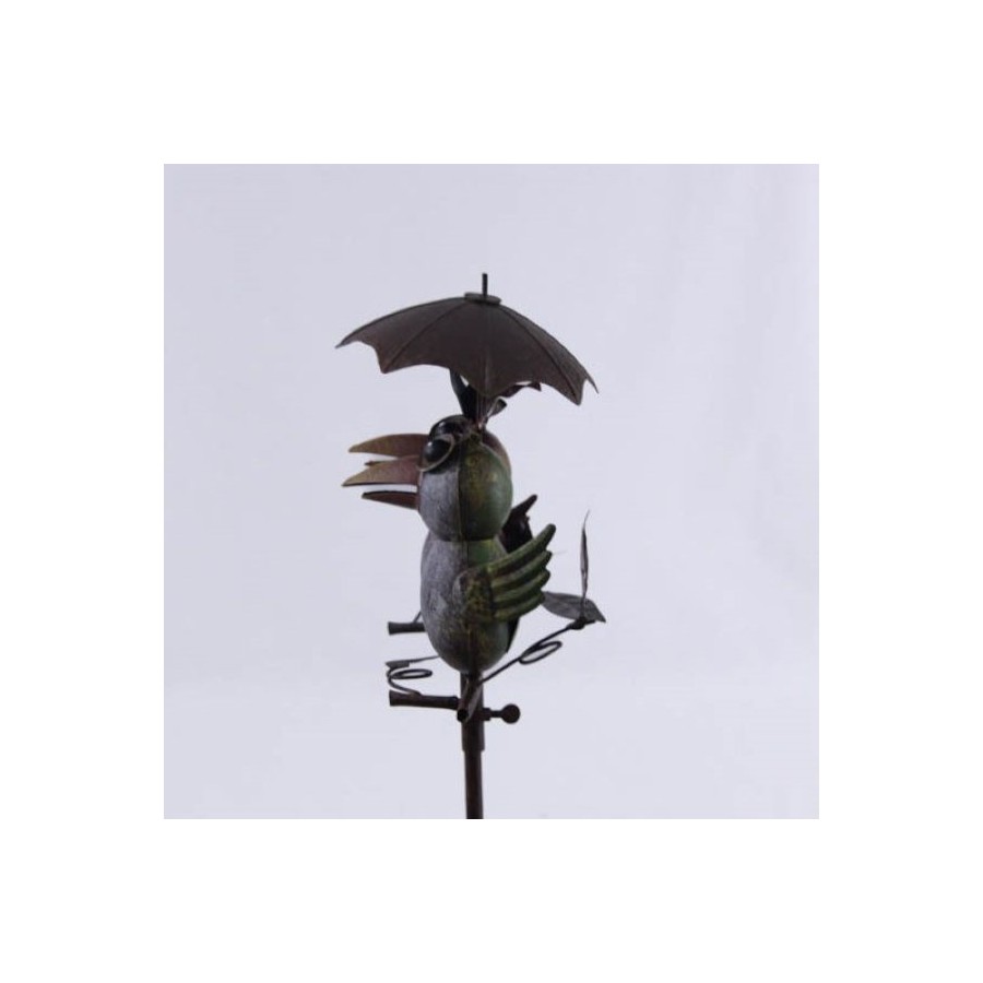 Couple d'oiseaux sur pique