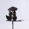 Couple d'oiseaux sur pique