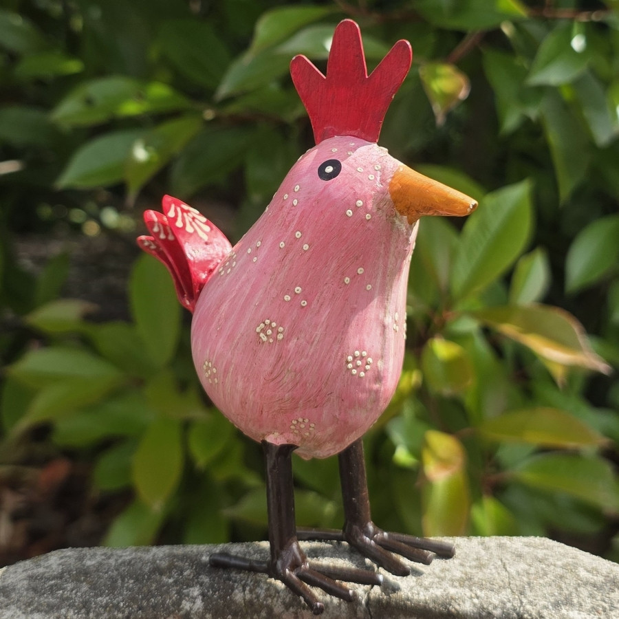 Mini poule en métal