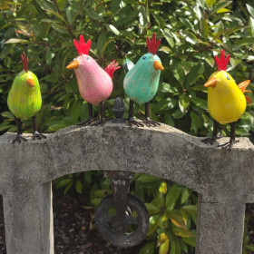 Mini poule en métal
