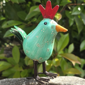 Mini poule en métal