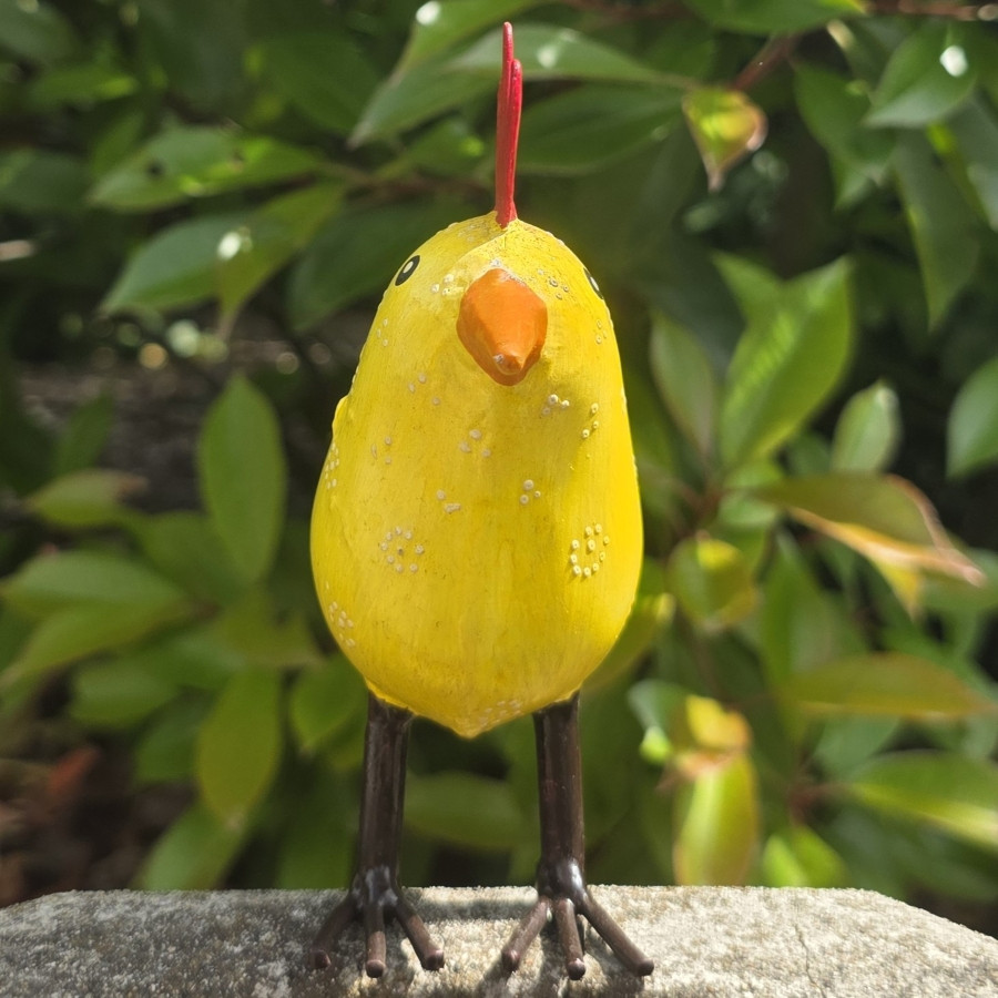 Mini poule en métal