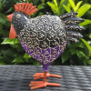 Coq décoratif en métal