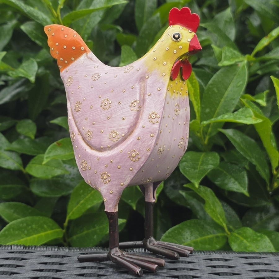 Poule de décoration intérieur-extérieur