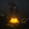 Gnome chapka lumineux blanc et rouge