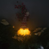Gnome chapka lumineux rouge et blanc