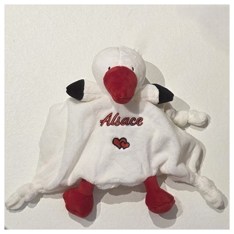 Doudou cigogne