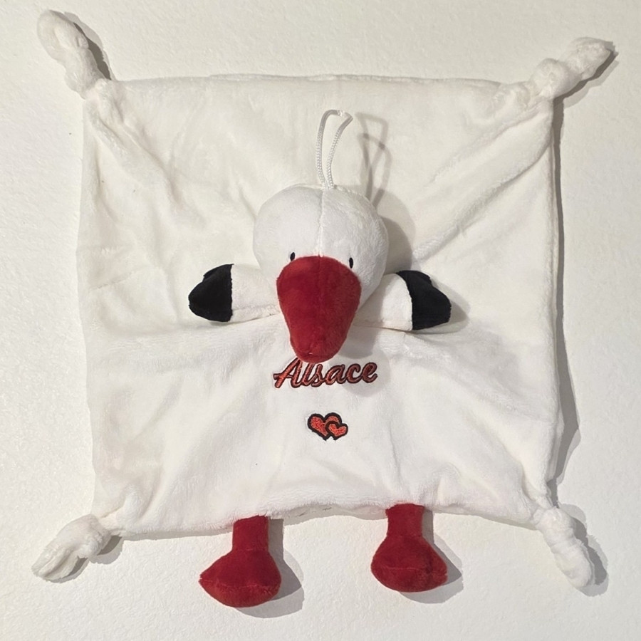 Doudou cigogne