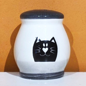 Sel et poivre motif chat